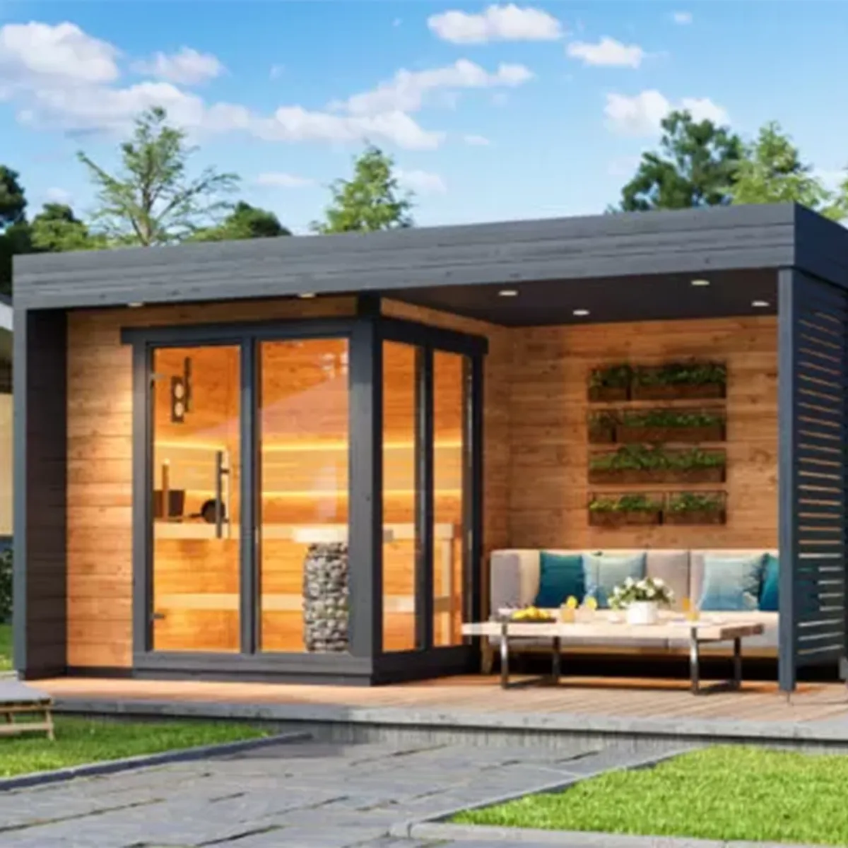 Bastustuga Patio S Plus i thermowood