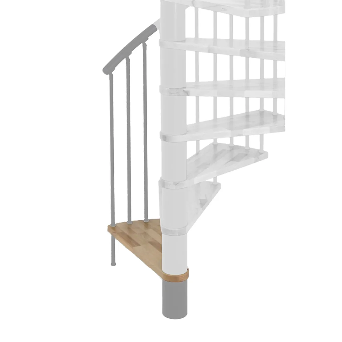 Höjdforlängning Spiral Effekt silver