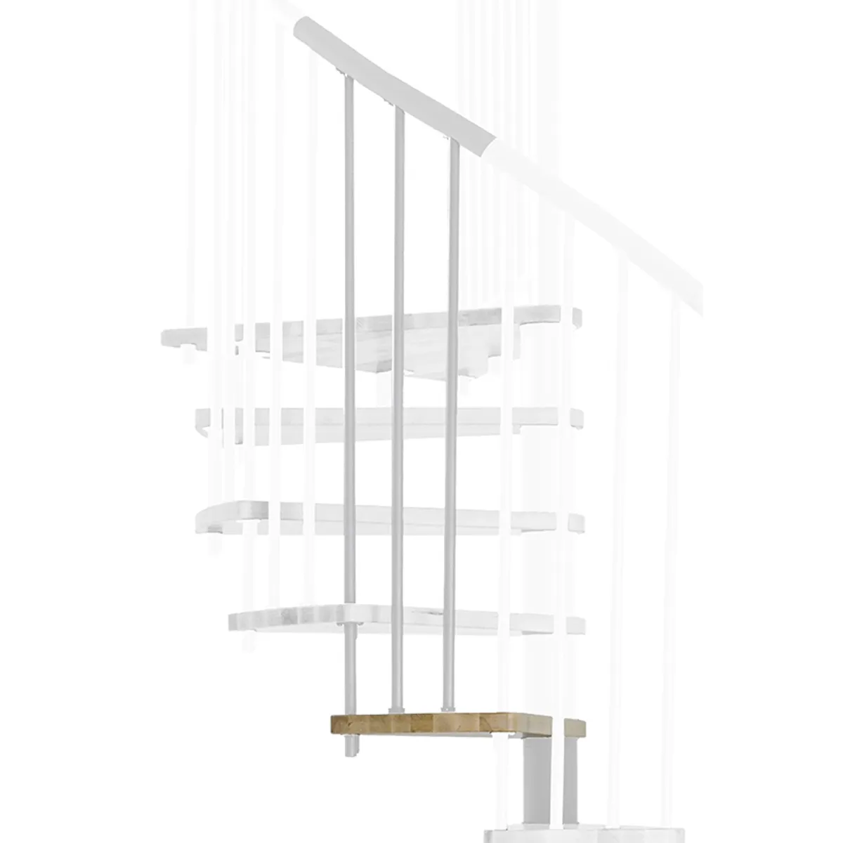 Höjdforlängning Spiral Effekt vit